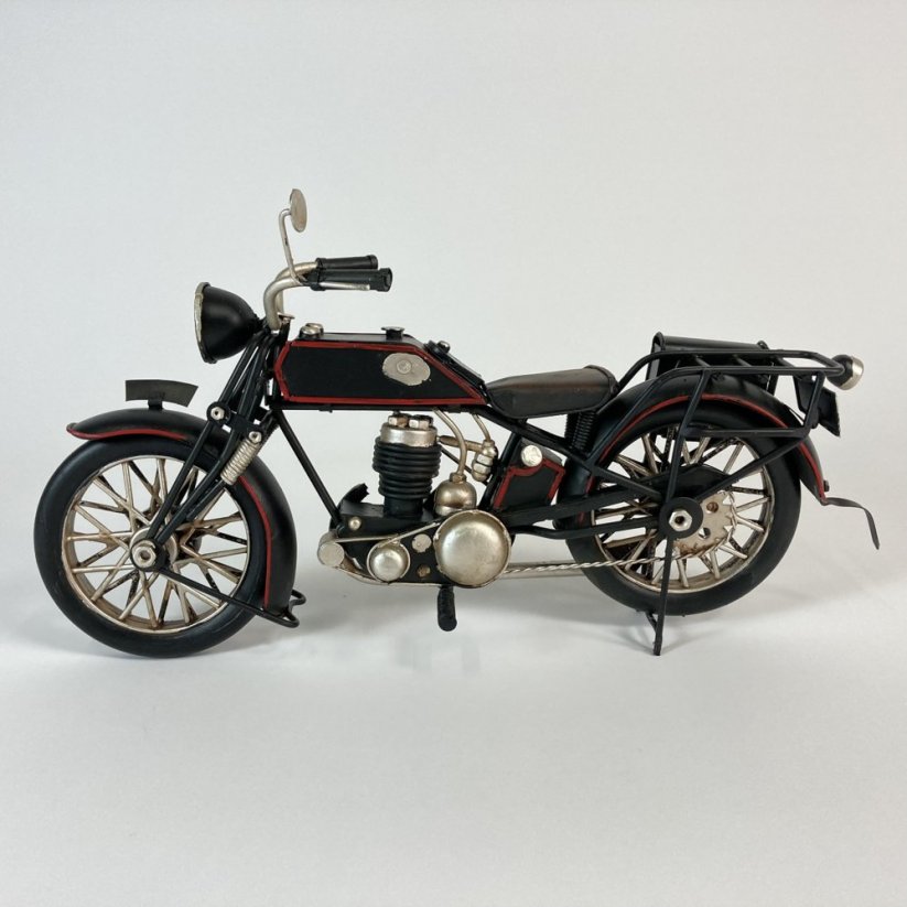 Kovový model motorky VETERÁN