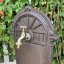 Zahradní litinová kašna KLASIK / HNĚDÁ patina 64cm