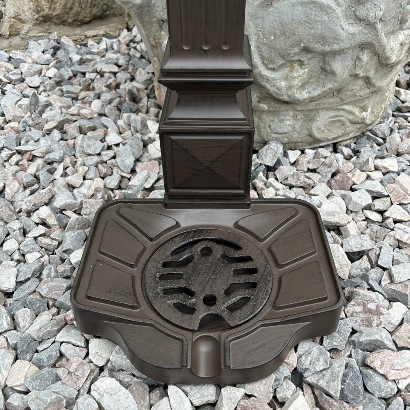 Zahradní kašna SLOUPEK 81cm - hliník ( hnědá )