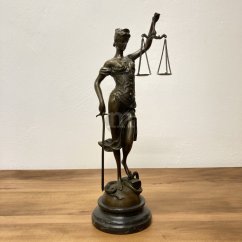 Bronzová socha SPRAVEDLNOST - JUSTICE 40cm