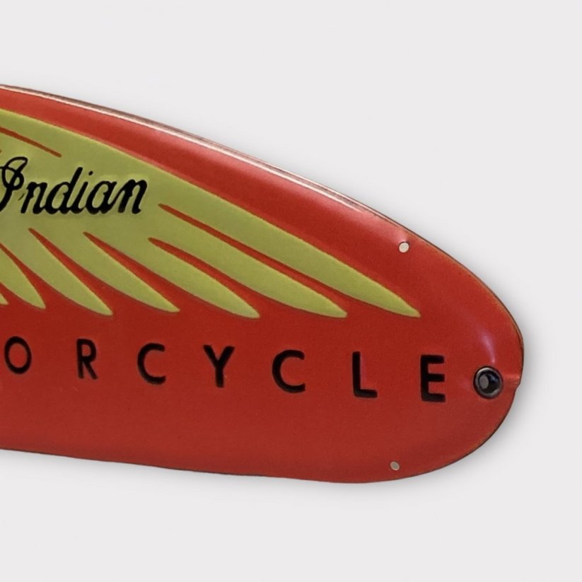 Plechová cedule INDIAN MOTORCYCLE 20x50cm