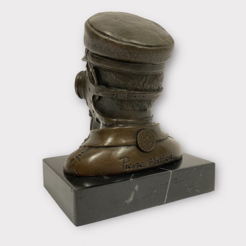 Bronzová socha STEAMPUNK MOROVÝ LÉKAŘ