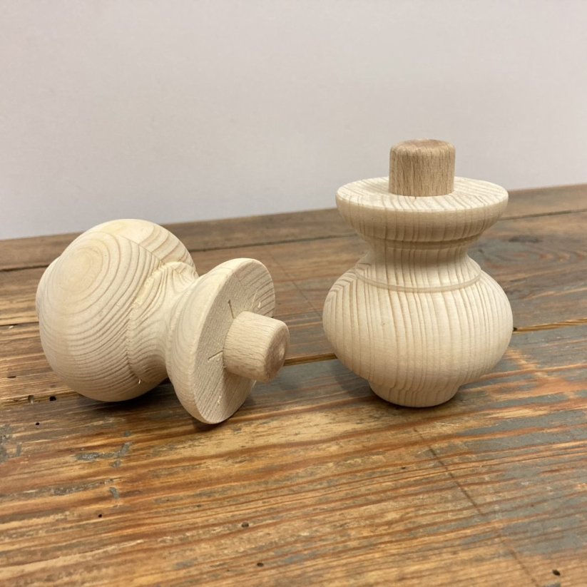 Nábytková soustružená noha 3009 70x60mm