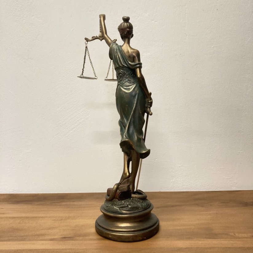 Dekorativní socha SPRAVEDLNOST - JUSTICE 52cm