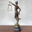Bronzová socha SPRAVEDLNOST - JUSTICE 38cm