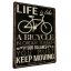 Plechová cedule BICYCLE 33x25cm