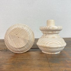 Nábytková soustružená noha KLASIK 80x90mm