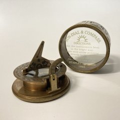 Sluneční hodiny s kompasem STANLEY LONDON 1885