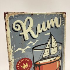 Plechová cedule RUM Limited Edition 40x30cm