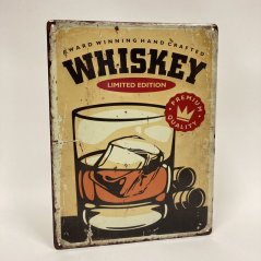Plechová cedule WHISKEY Limited Edition 40x30cm