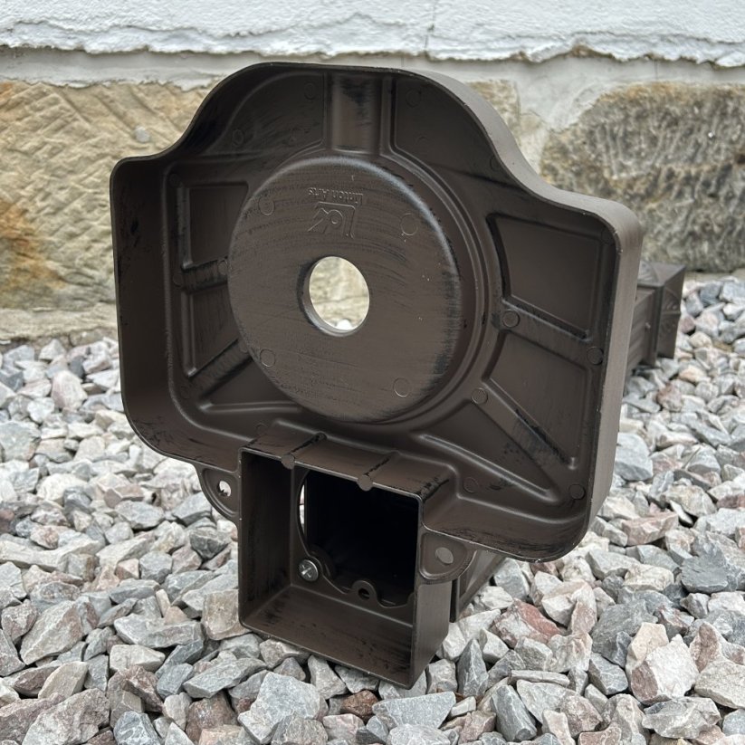Zahradní kašna SLOUPEK 81cm - hliník ( hnědá )