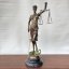 Bronzová socha SPRAVEDLNOST - JUSTICE 38cm