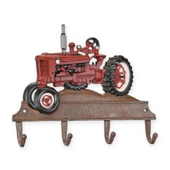 Nástěnný věšák ČERVENÝ TRAKTOR