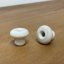 Nábytková porcelánová knopka - Průměr celkový: 32 mm