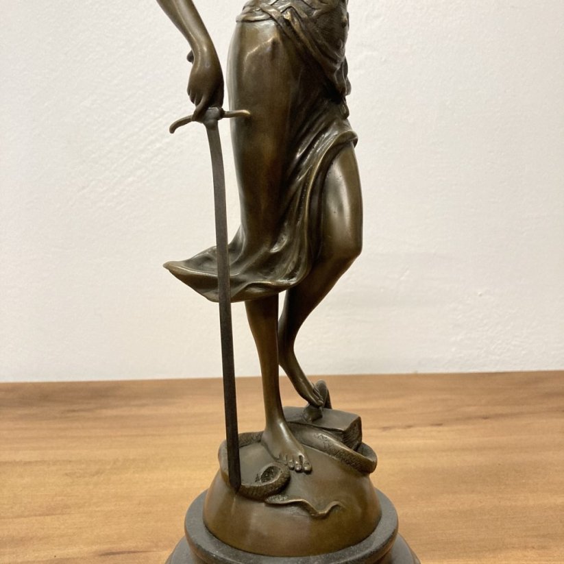 Bronzová socha SPRAVEDLNOST - JUSTICE 40cm