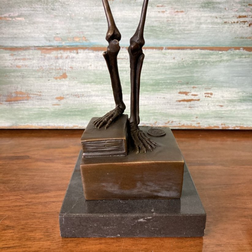 Bronzová socha KOSTLIVEC 31cm