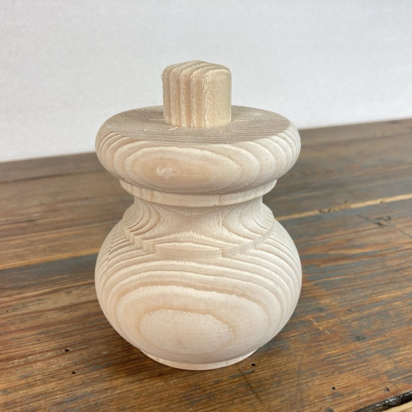 Nábytková soustružená noha 3007 90x85mm