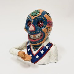 Mechanická kasička LUCHA LIBRE - MEXICKÝ WRESTLER