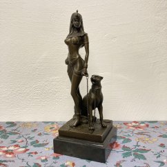 Bronzová socha CLEOPATRA