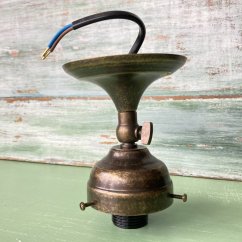 Mosazný polohovatelný lustr, lampa