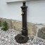 Zahradní kašna SLOUPEK 81cm - hliník ( hnědá )