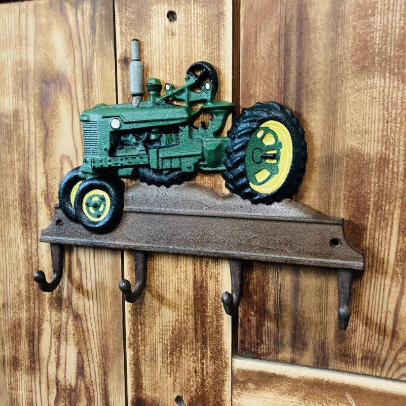 Nástěnný věšák ZELENÝ TRAKTOR